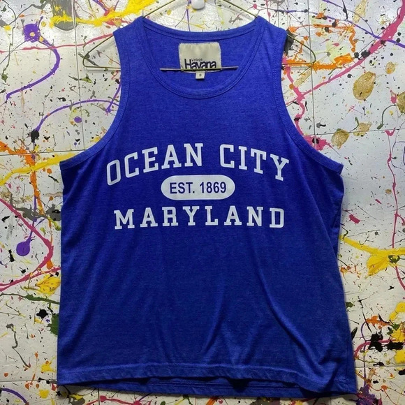 Beach Tank Top (OC, MD) Havana Size Small - Picture 2 of 3